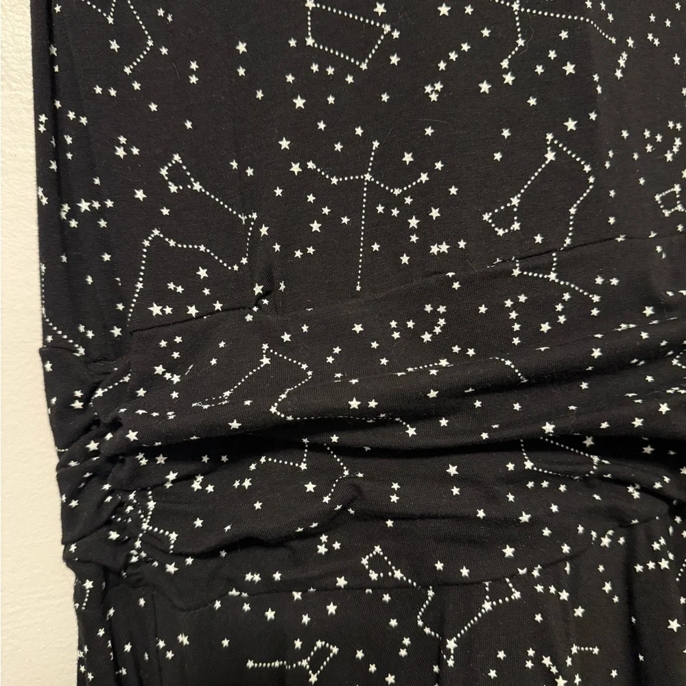 Effie’s Heart Constellation print black tank dress - Picture 3 of 4
